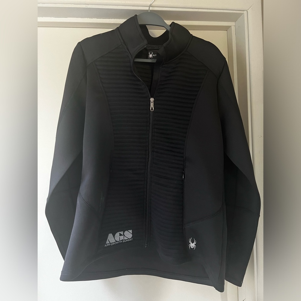 Spyder Womens Venom Full Zip Jacket - Black, NWT